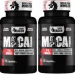 2x Maca Peruana Negra 120 Capsulas 2000mg Black Pura Premium Importada Para Homens e Mulheres Original