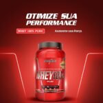Integralmédica - Whey Protein Concentrado Chocolate Maltado 100% Pure - 21g de Proteína por Scoop, Suplementação Alimentar Pós-Treino, Fórmula Enriquecida com BCAAs - Pote 900g - Imagem 3